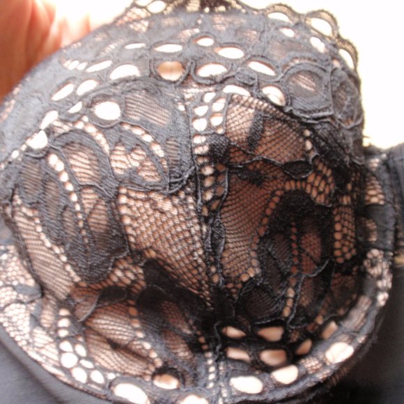 Gorgeous Corset Lingerie Nude & Black Lace - NWT - Picture 14 of 16